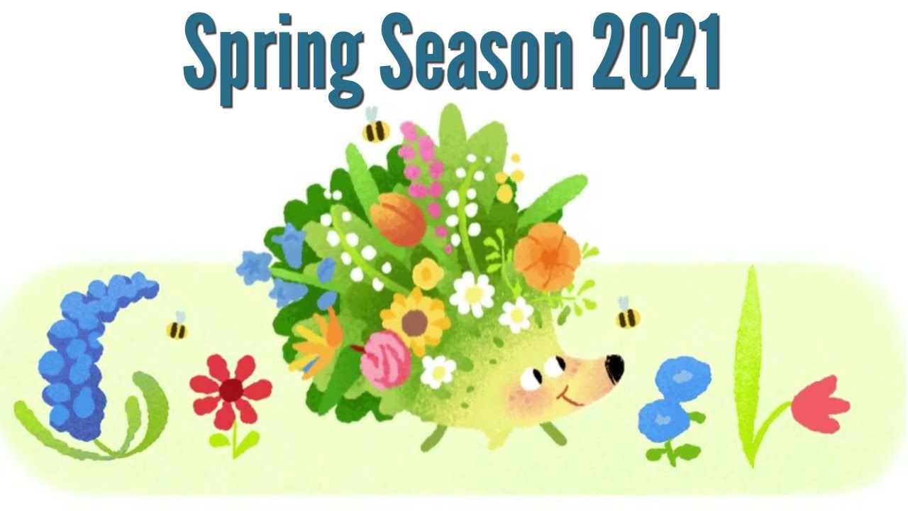 Google welcomes the first day of spring with a fresh colorful doodle