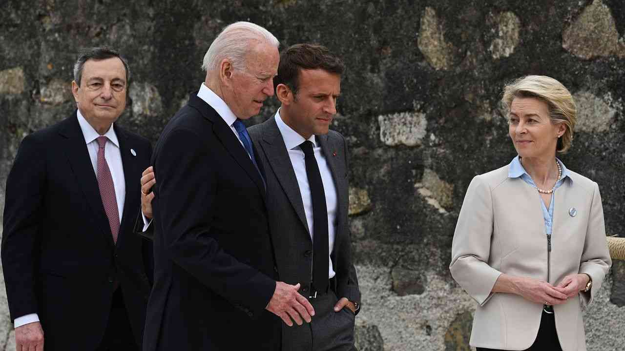 Biden urges G-7 leaders to call out and compete with China