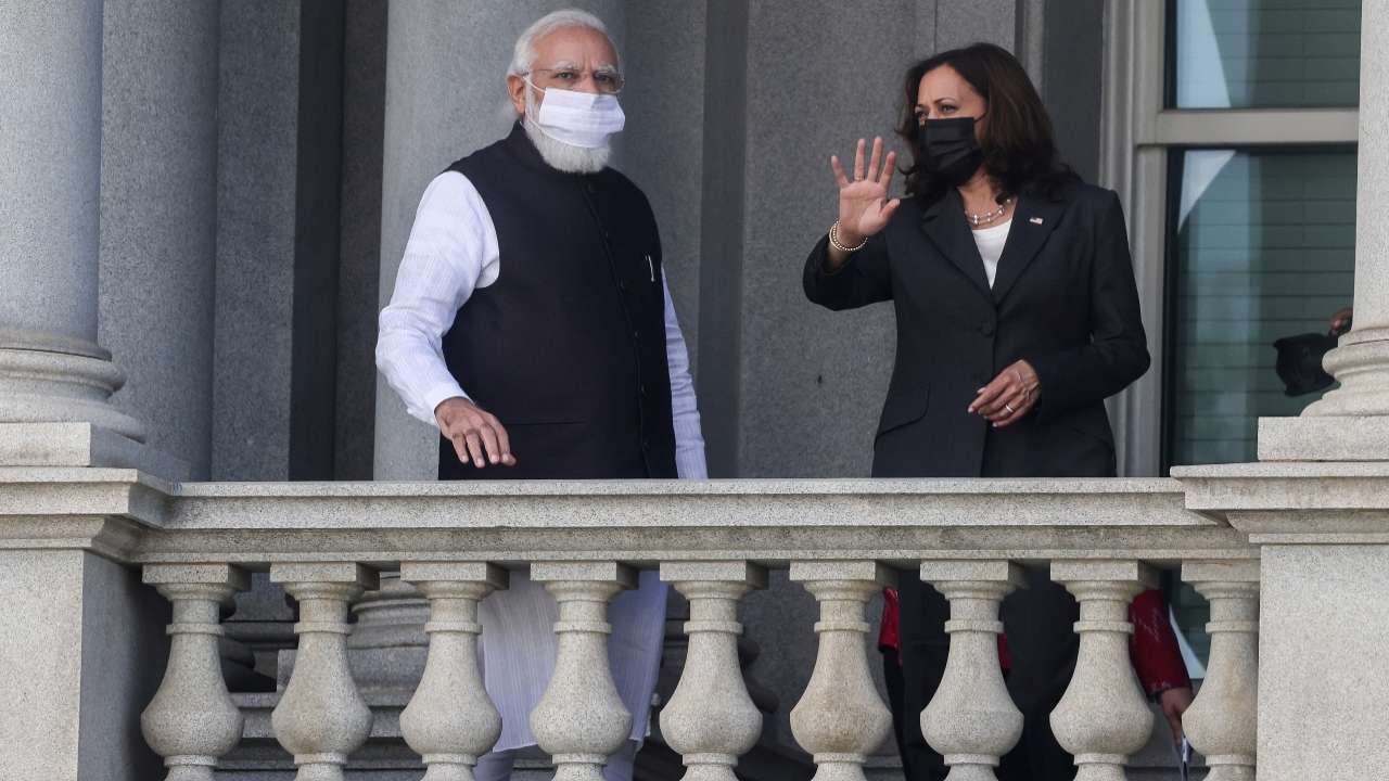 PM Modi meets US Vice President Kamala Harris; discusses bilateral ties, Indo-Pacific