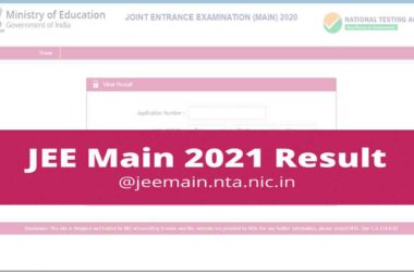 JEE Main Result 2021 Live: Session 4 NTA score, rank, cut-off at nta.ac.in