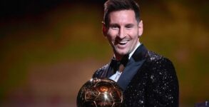 Lionel Messi and Alexia Putellas win Ballon d'Or awards