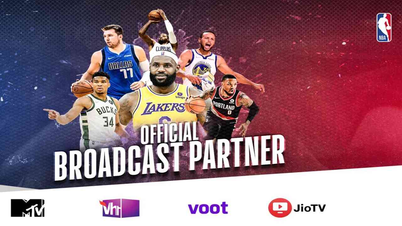 Viacom18 to Distribute Live NBA Games in English and Hindion Vh1, MTV, VOOT and Jio TV