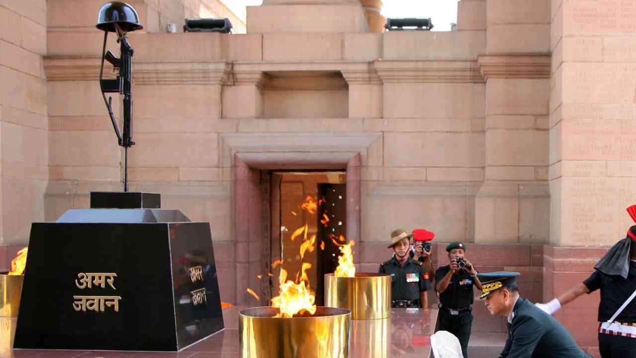 Amar Jawan Jyoti merged with eternal flame at National War Memorial