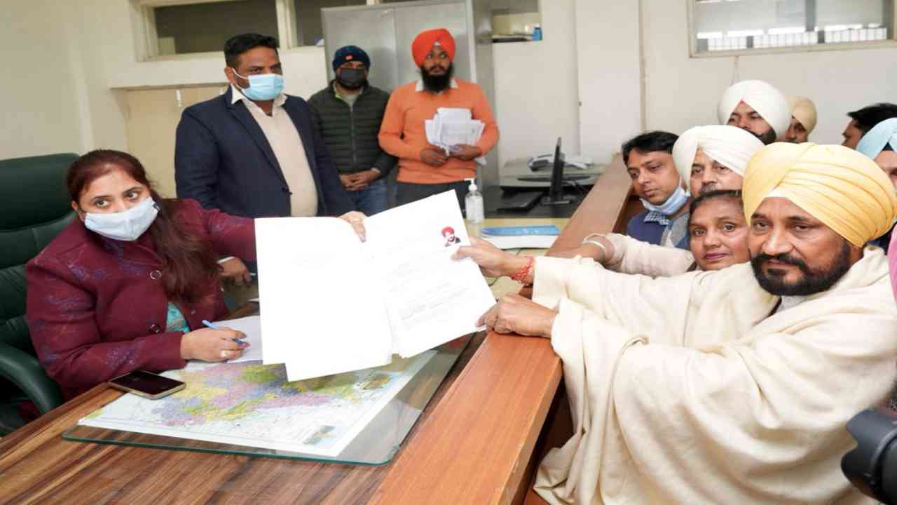 Charanjit Channi files nomination papers from Bhadaur, says he has come to constituency like Sudama