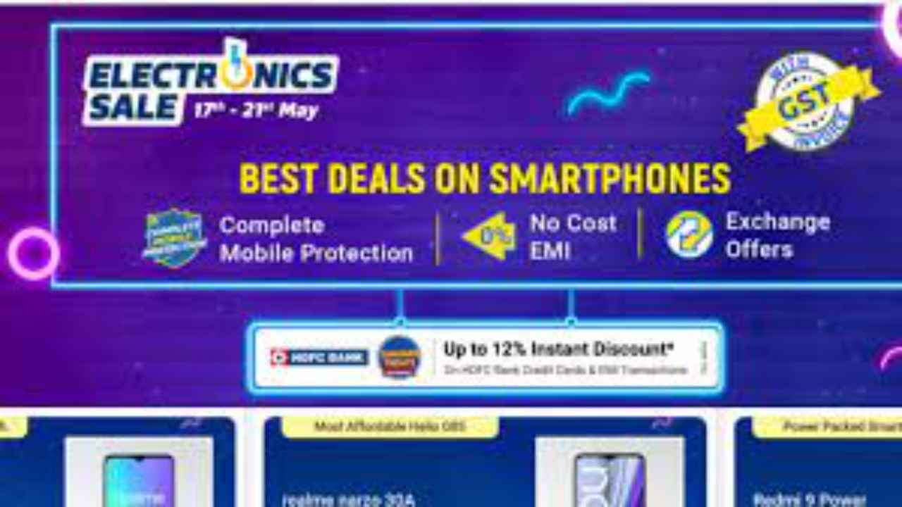 Flipkart Electronics Sale Live: iPhone 12, Realme GT 2 Neo, Moto Phones get discount