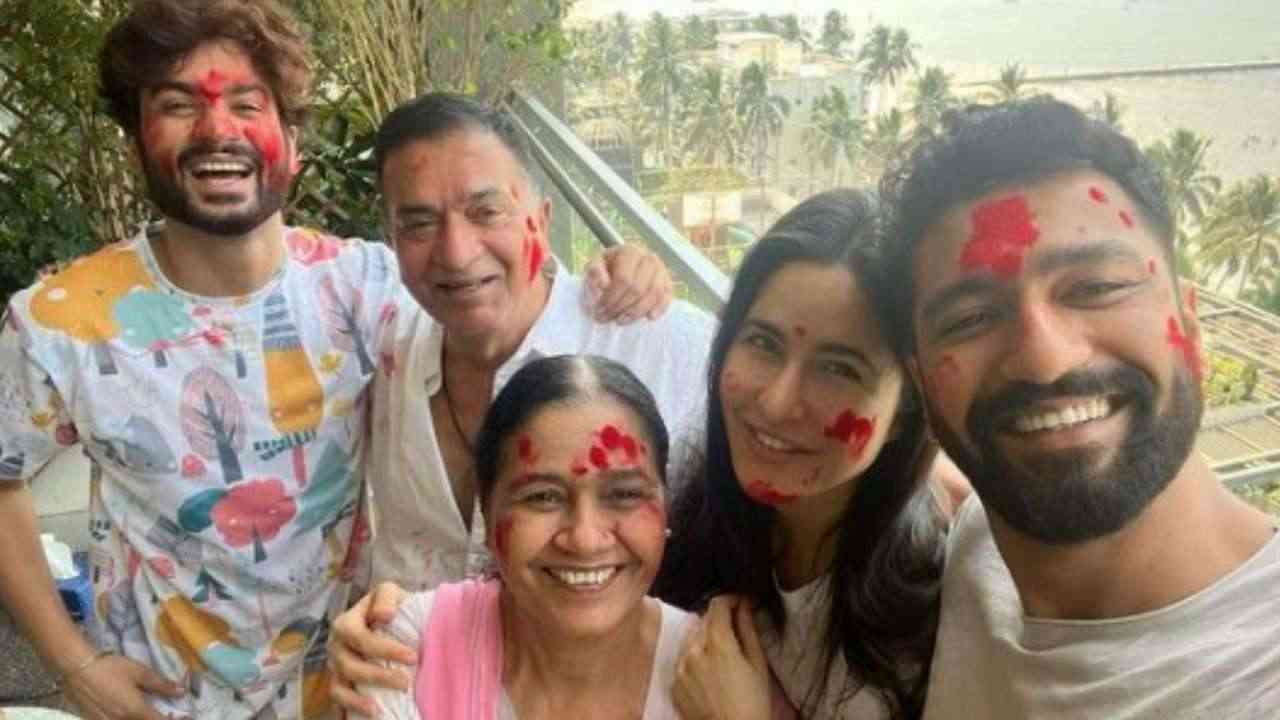 Katrina Kaif, Vicky Kaushal celebrate family-style first Holi after wedding