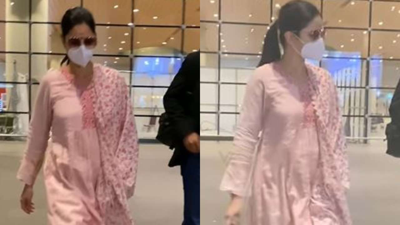 Katrina Kaif sparks pregnancy rumours as she steps out at Mumbai airport