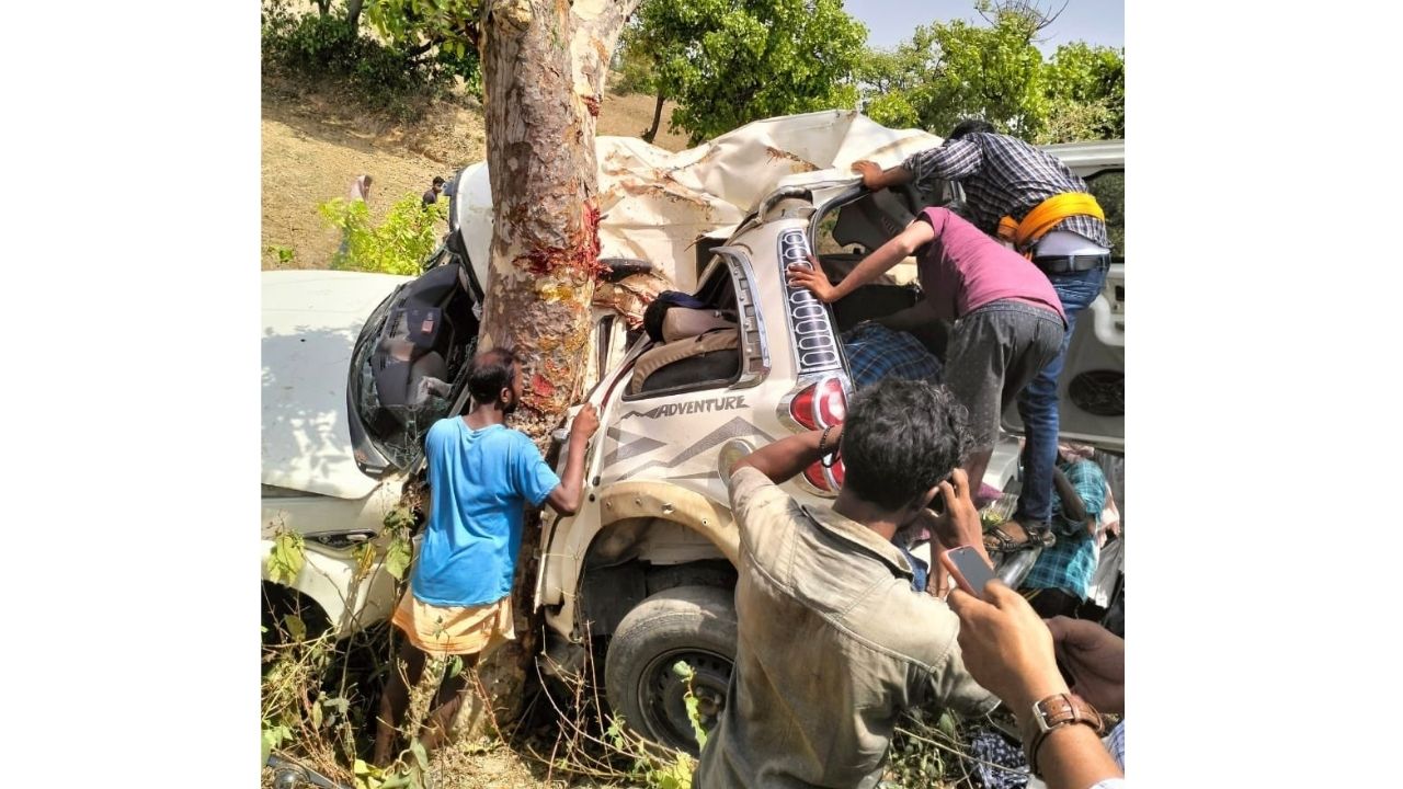 Four killed in Jharkhand's Deoghar as car hits tree
