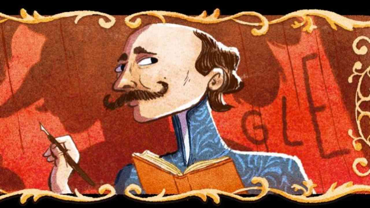 Google doodle celebrates French poet Edmond Rostand