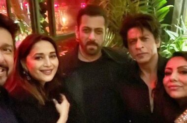 Salman, Shah Rukh, Madhuri Dixit ooze stardom in selfie frame