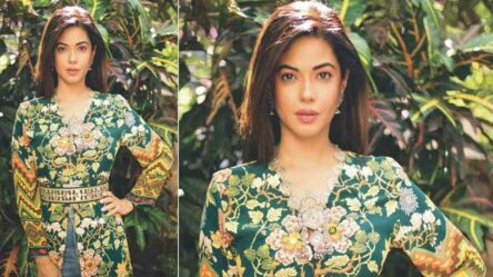 Meera Chopra makes her Cannes debut in golden outfit