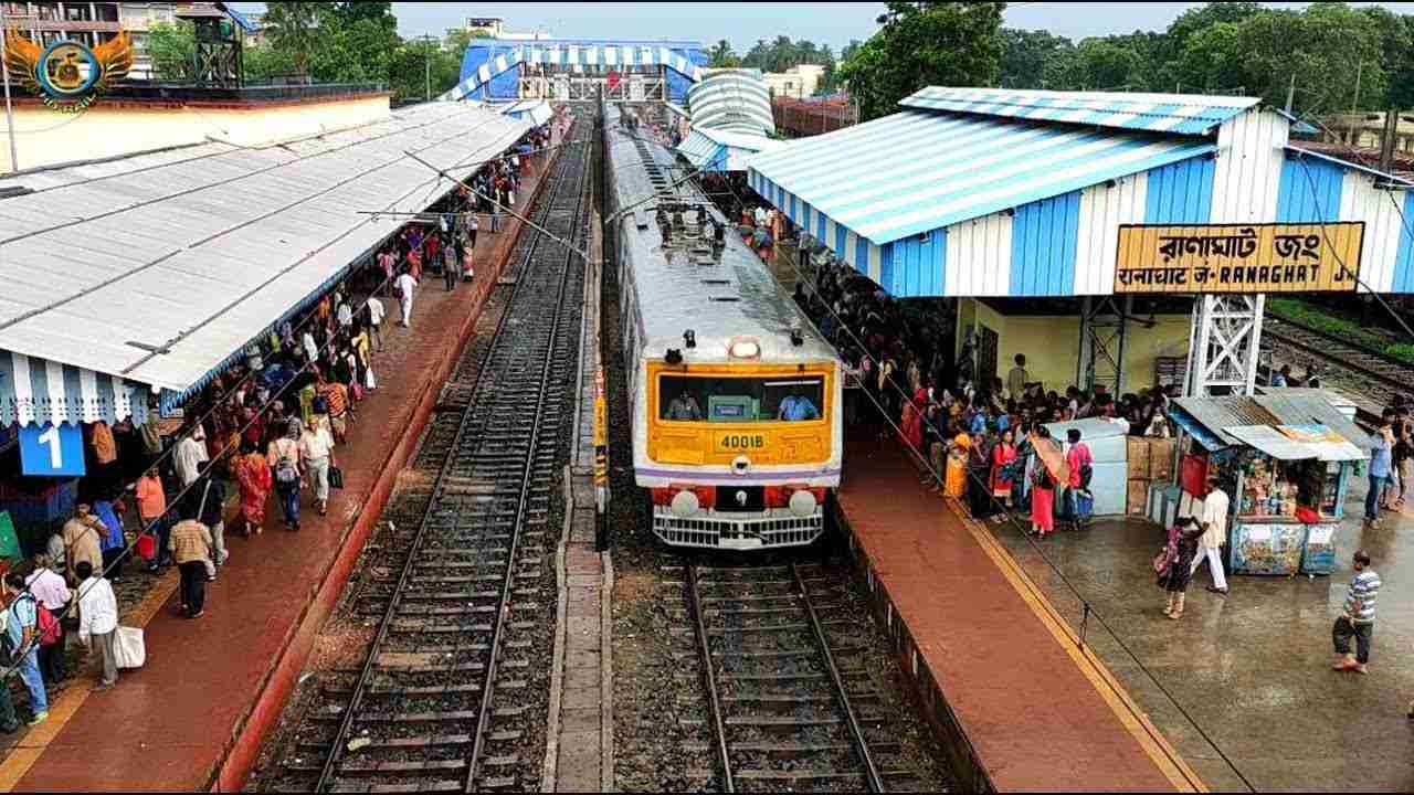 Local passengers block train services at Ranaghat station