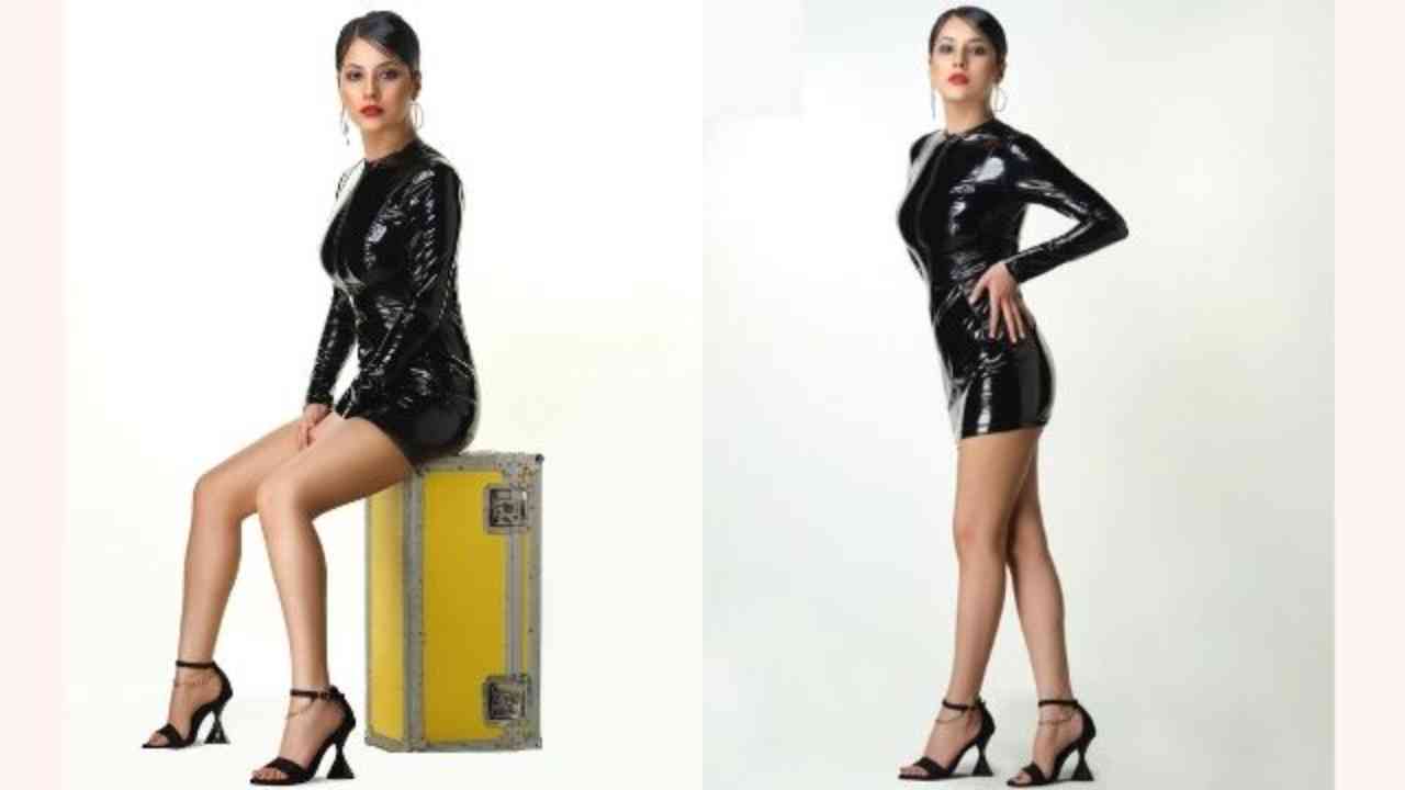 Shehnaaz Gill poses in black for Dabboo Ratnani's latest photoshoot