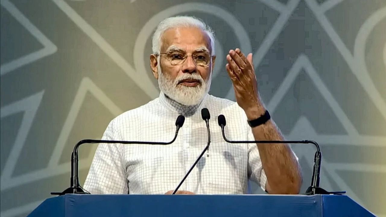 Building India of dreams of Bapu, Sardar Patel, says PM Modi on 8 years of NDA govt