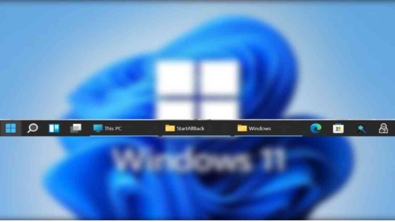 How to ungroup icons on the taskbar in Windows 11