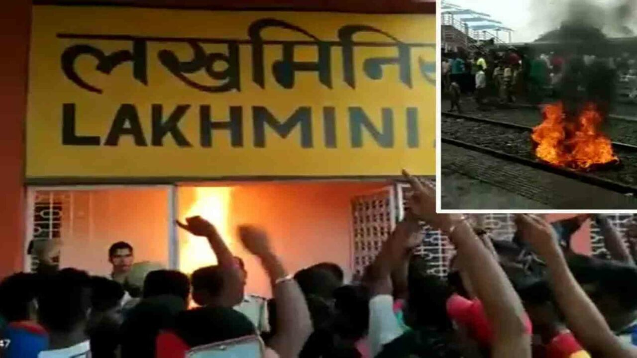 Agnipath protestors set 20 bogies of 2 trains on fire in Bihar