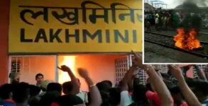 Agnipath protestors set 20 bogies of 2 trains on fire in Bihar