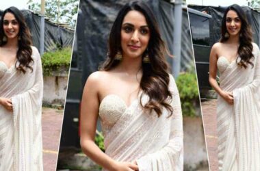 Kiara Advani completes 8 years in Industry, cuts cake with Paparazzi