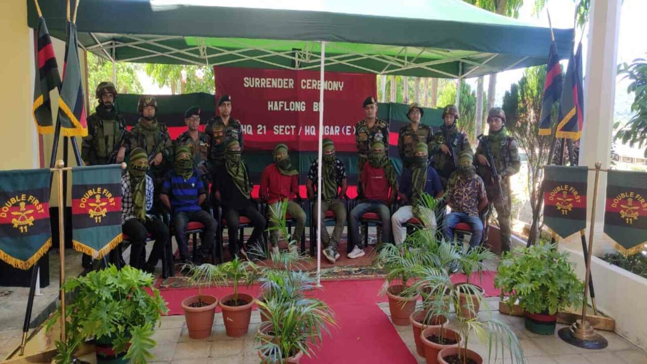 8 Kuki Tribal Union militants surrender in Assam