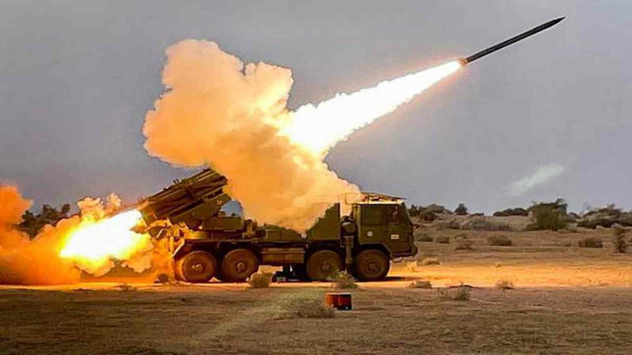 DRDO confirms successful trials of enhanced range Pinaka rockets in Pokhran, Balasore