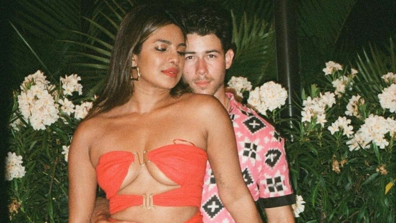 Nick Jonas drops hot picture with his 'lady in red' Priyanka Chopra