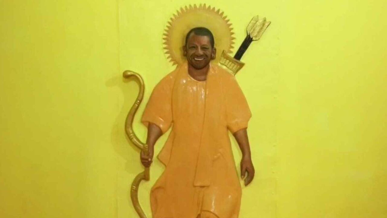 Ayodhya resident builds temple for Adityanath with life-size idol