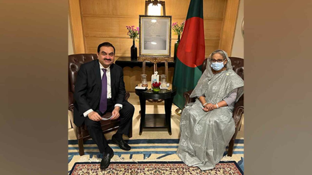 Bangladeshi PM Sheikh Hasina meets industrialist Gautam Adani