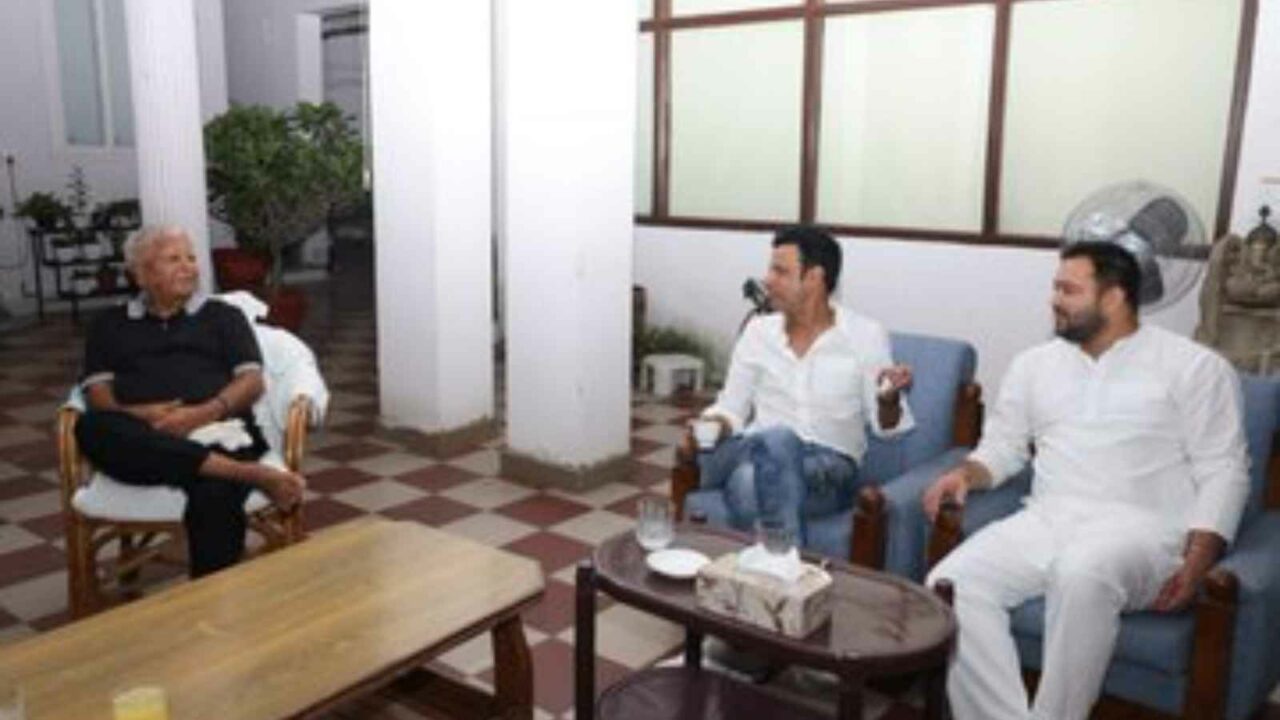 Manoj Bajpayee meets RJD supremo Lalu Yadav, calls him 'real hero'