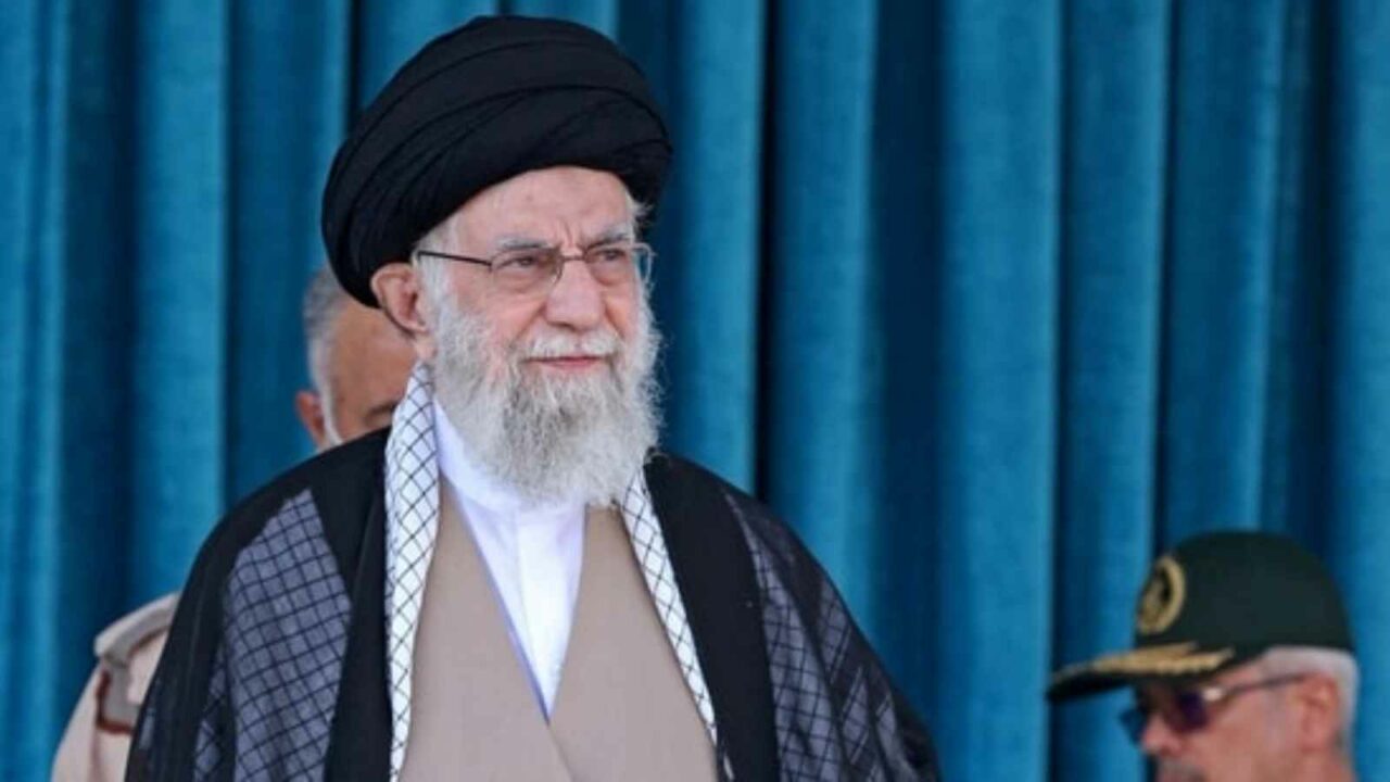 Iran's supreme leader breaks silence on protests, blames US