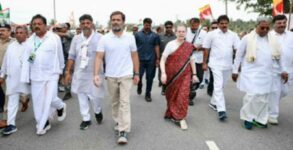Sonia Gandhi joins Congress' 'Bharat Jodo Yatra' in Karnataka's Mandya