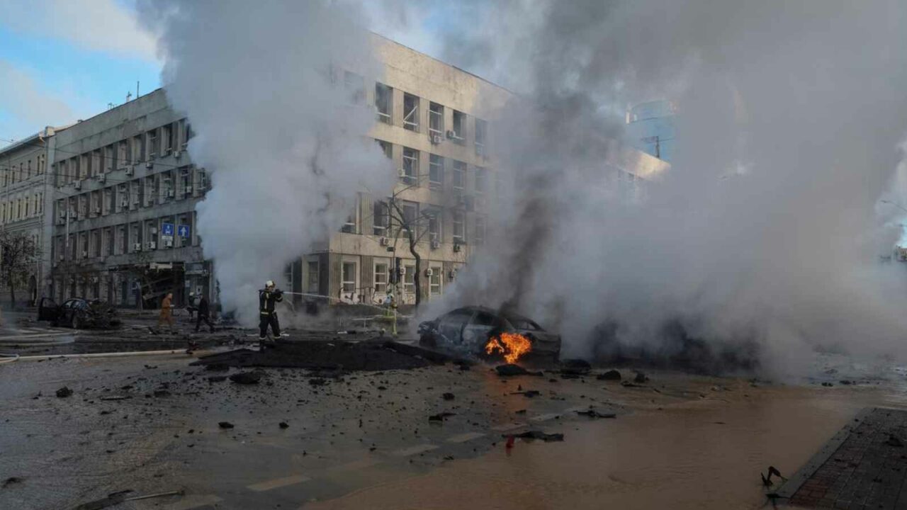 Explosions rock multiple Ukrainian cities, including Kyiv