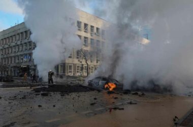 Explosions rock multiple Ukrainian cities, including Kyiv