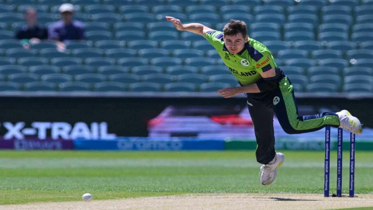 Joshua Little picks up hat-trick for Ireland against New Zealand at T20 World Cup