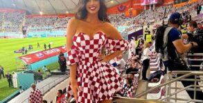 World Cup's 'sexiest fan' defies Qatar's dress code and risks arrest