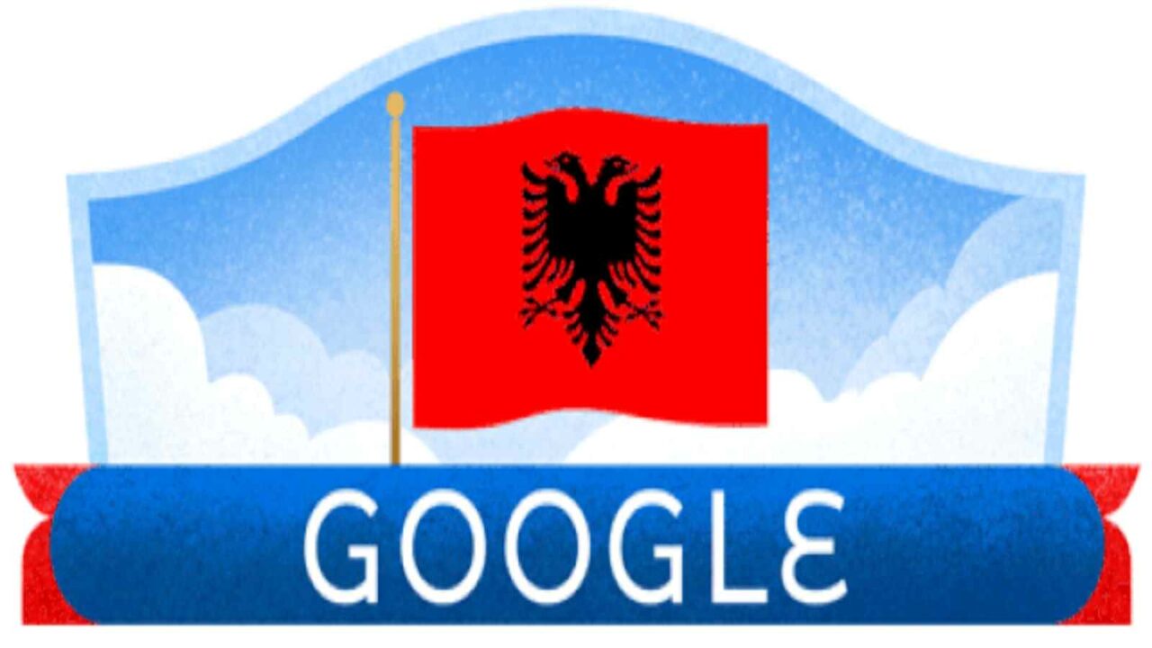 Google Doodle commemorates the 110th anniversary of Albania's independence