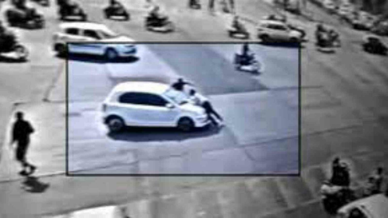 Asked to stop, car driver hits traffic policeman, carries him 4 km on bonnet in MP's Indore