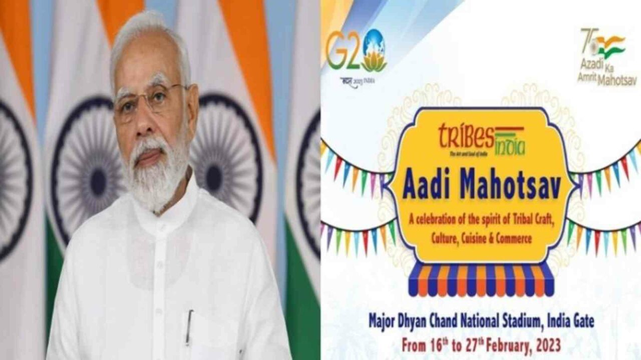 PM Modi inaugurates "Aadi Mahotsav" to showcase tribal culture, pays tribute to freedom fighter Birsa Munda