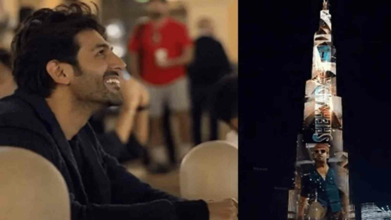 Watch: Kartik Aaryan-Kriti Sanon starrer Shehzada trailer takes over Burj Khalifa