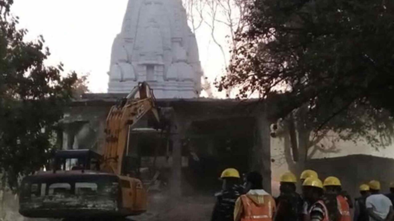 Illegal construction razed at Indore temple after 36 killed in stepwell collapse