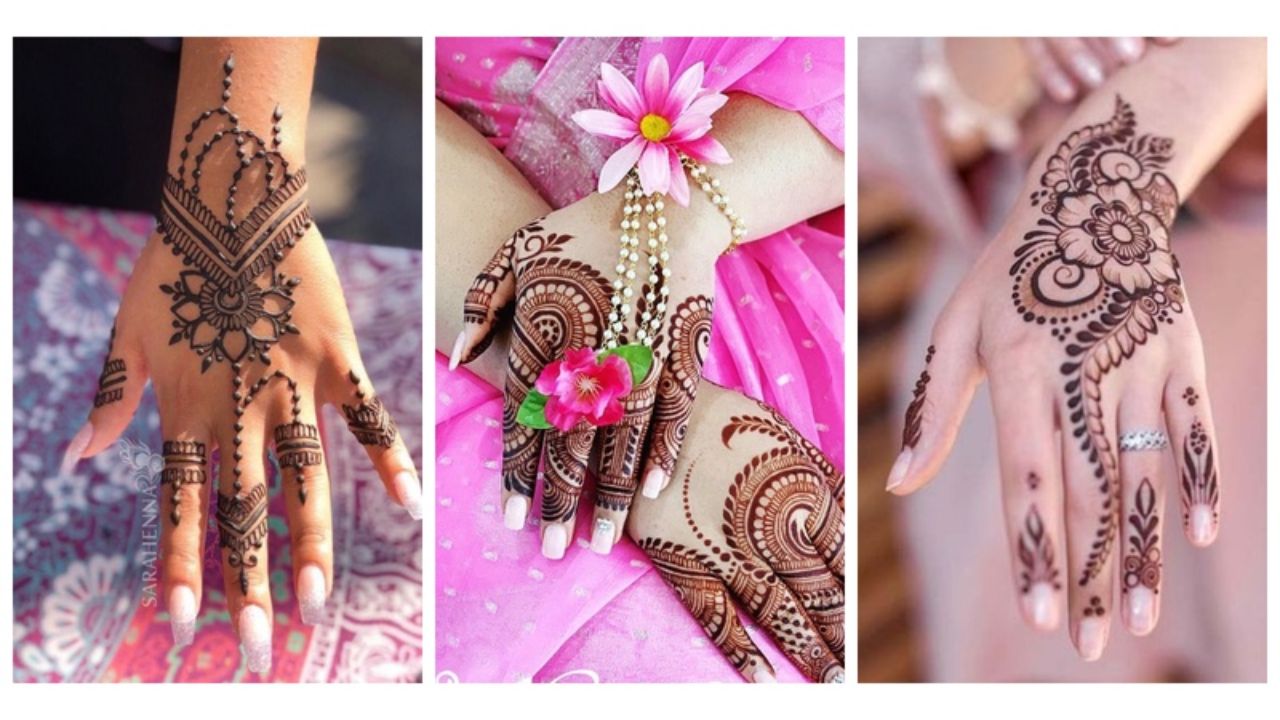 Floral Mehndi Designs - Flower Henna Designs For Hands