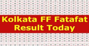 Kolkata Fatafat Result Today On March 18 2024