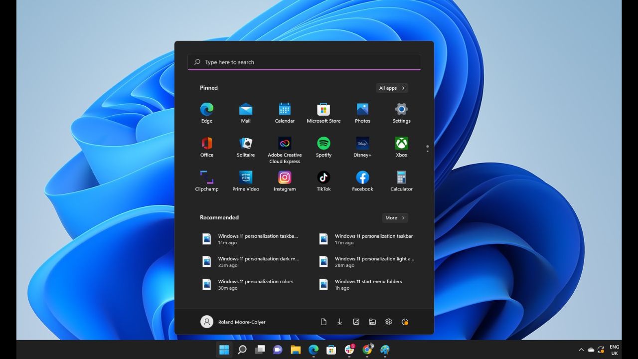 Windows 11 Start Menu Upgrade