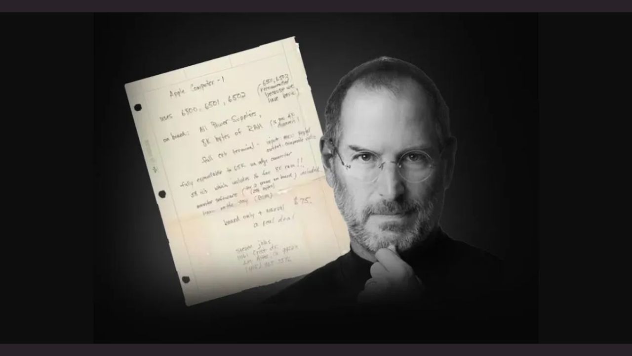 Steve Jobs' Handwritten Apple-1 Ad