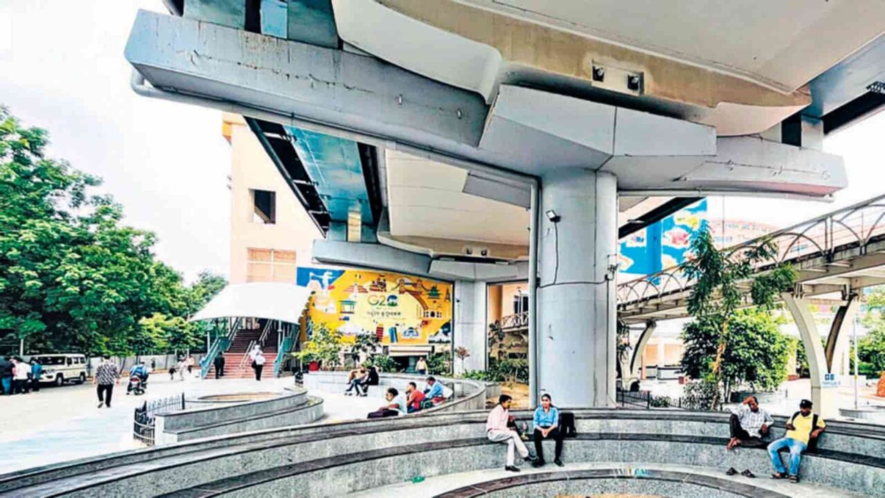 G20 Summit: Delhi Metro develops pedestrian plaza outside Supreme Court metro station