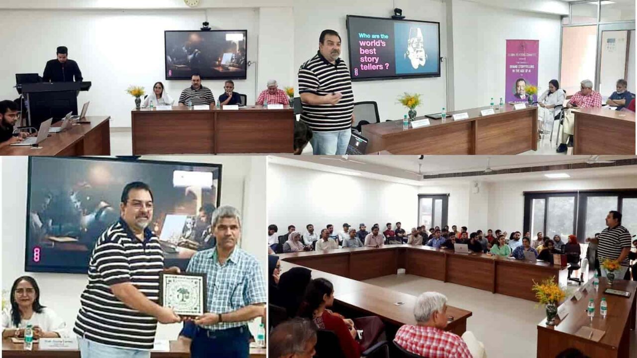 Talk held on Brand Storytelling in Department of Business Administration (AMU)