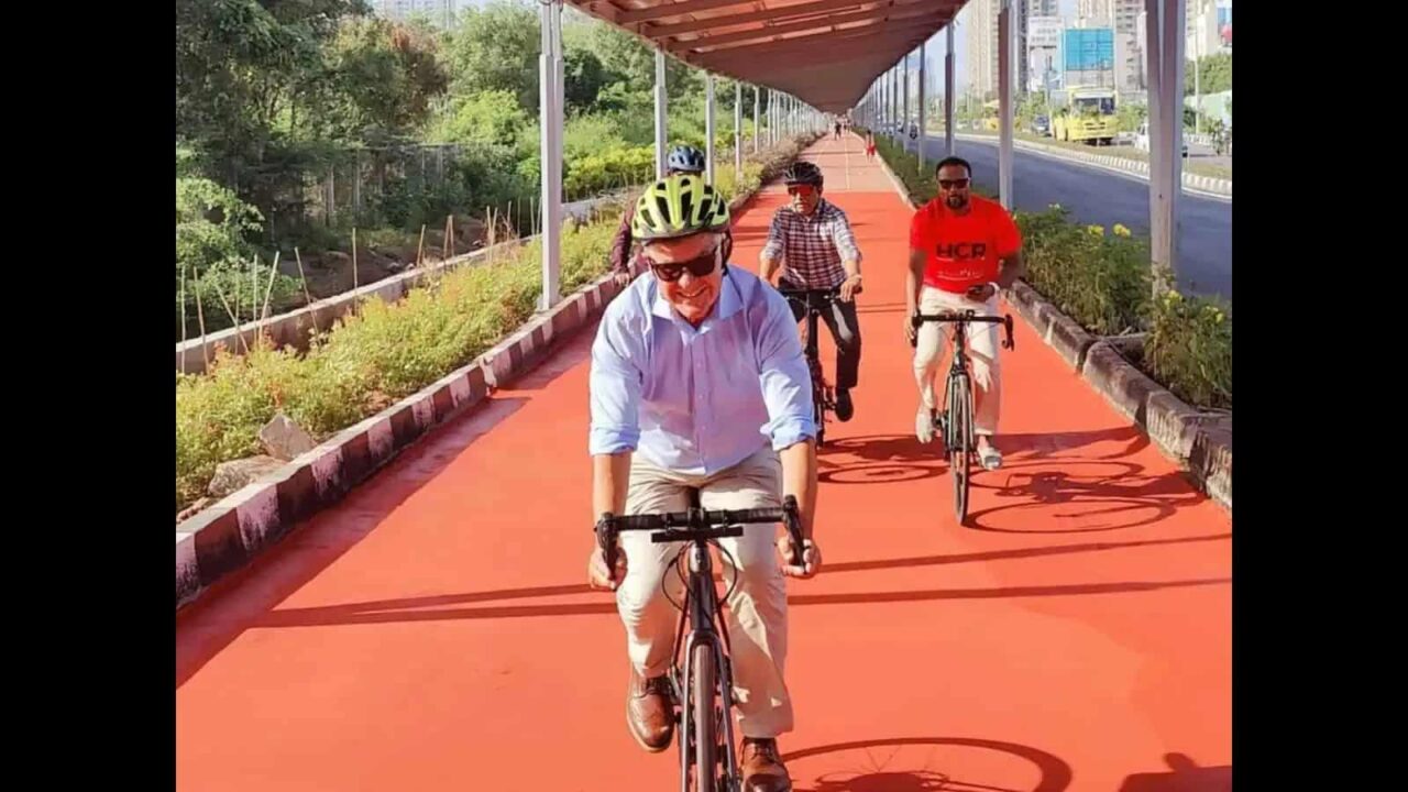 India's First Solar-Powered Cycling Track