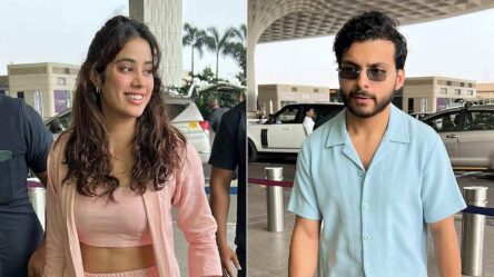 Janhvi Kapoor snapped with rumoured boyfriend Shikhar Pahariya