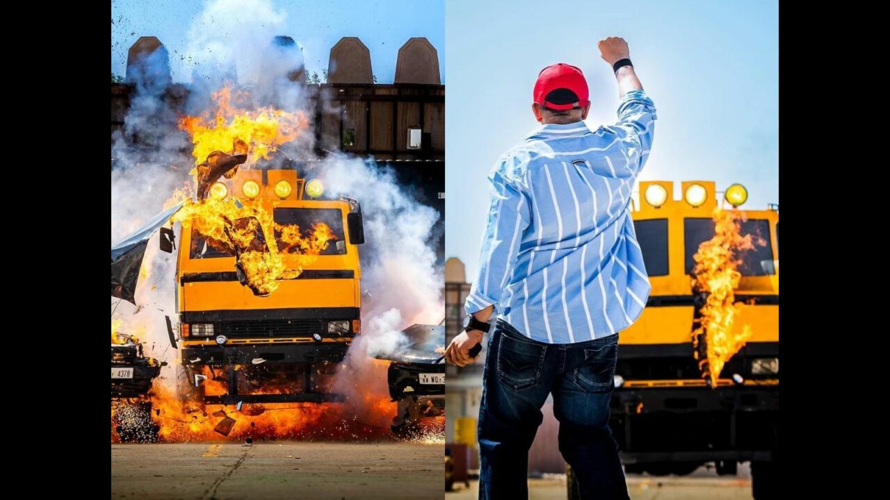 Rohit Shetty Kicks Off 'Singham Again' with Explosive Bus Stunt