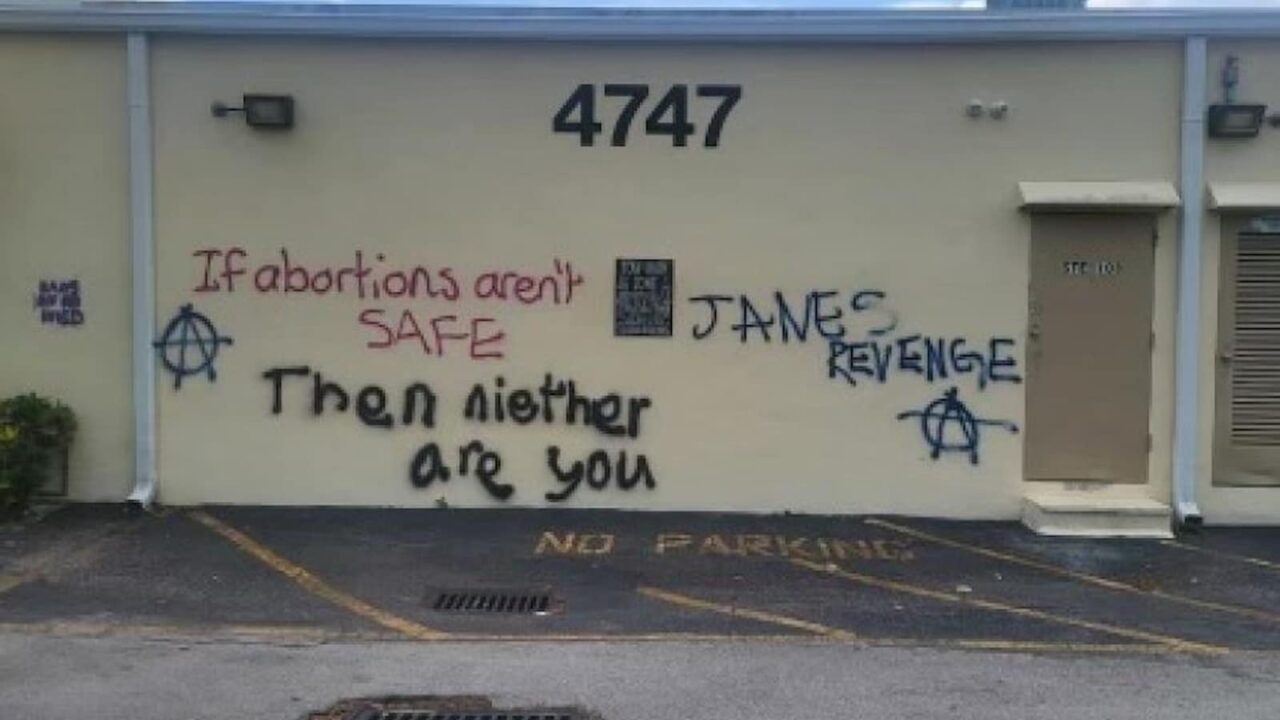 A woman from Ohio confesses to the vandalization of a pro-life health center.