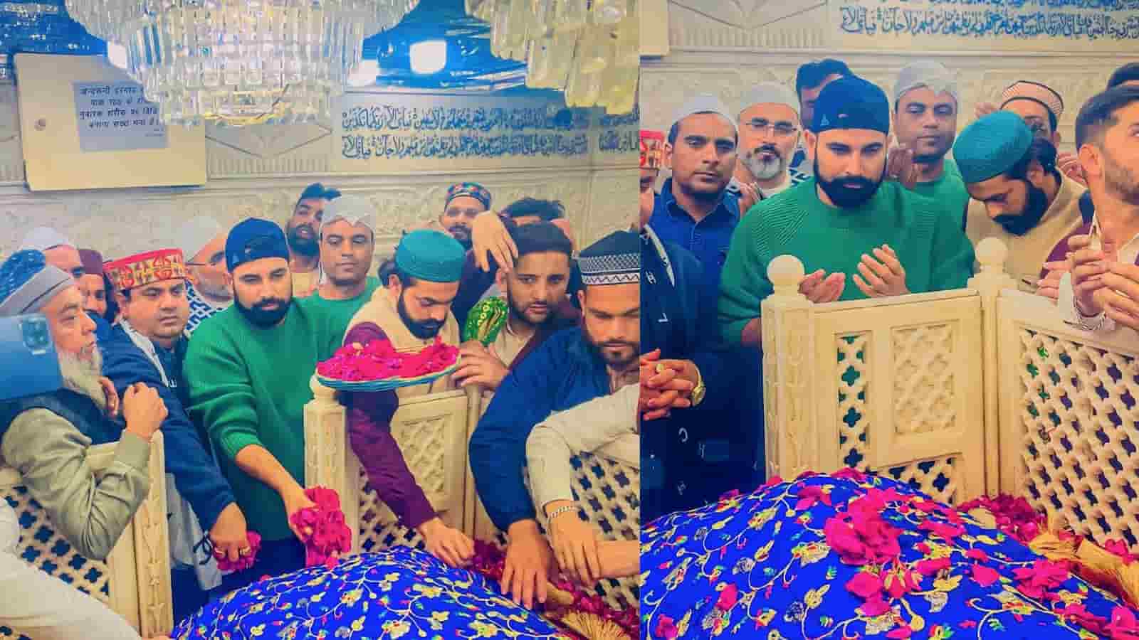 Video: Cricketer Mohammed Shami Visits Kaliyar Sharif Dargah